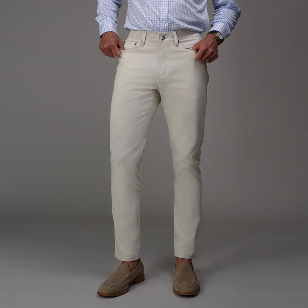 Collars & Co CEO Chino Five Pocket Cotton Stretch Pants Men's 34/32 NWT